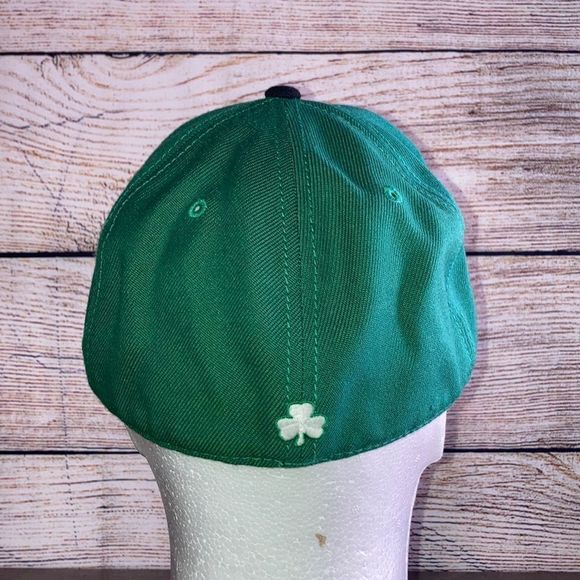 OFFICIAL GUINNESS BEER FITTED BASEBALL CAP HAT SMALL GREEN & WHITE SCRIPT STOUT - Picture 4 of 11